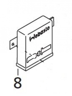 Webasto Electronic control unit 1561 GK for HL 90 heaters. 24 Volt. (1-8)
